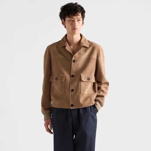 프라다 남성 가죽 자켓 - Prada Mens Leather Jacket - prc9729… - 1
