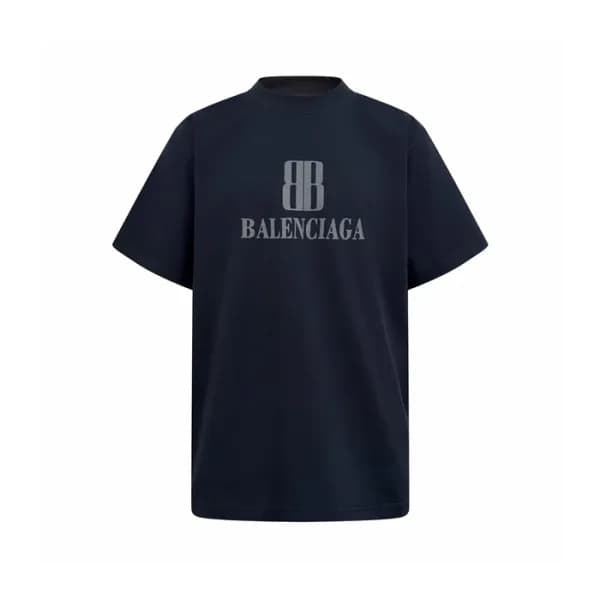 발렌시아가 남성 라운드 반팔 티셔츠 - Balenciaga Mens Round Tshirt… - 1