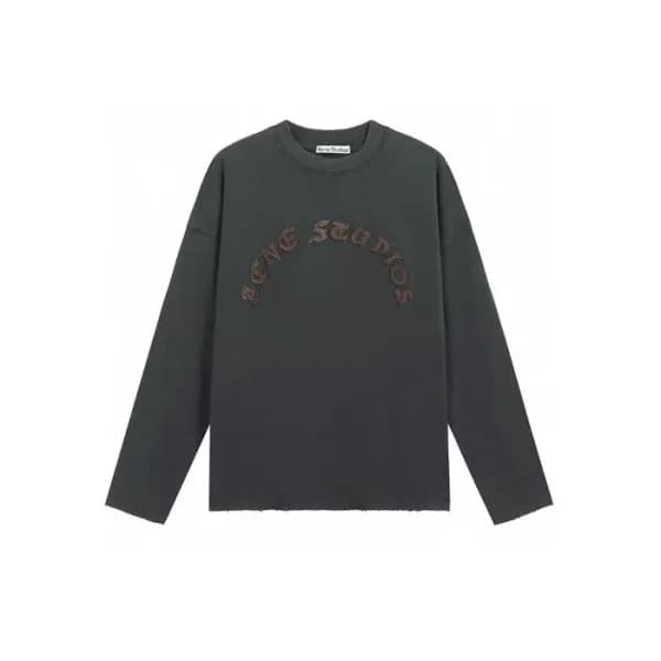 아크네 남성 라운드 긴팔티 - Acne Mens Round Tshirt - anc13168… - 1