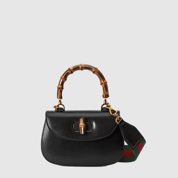구찌 여성 뱀부 1947 핸드백 - Gucci Womens Bamboo 1947 Handb… - 1