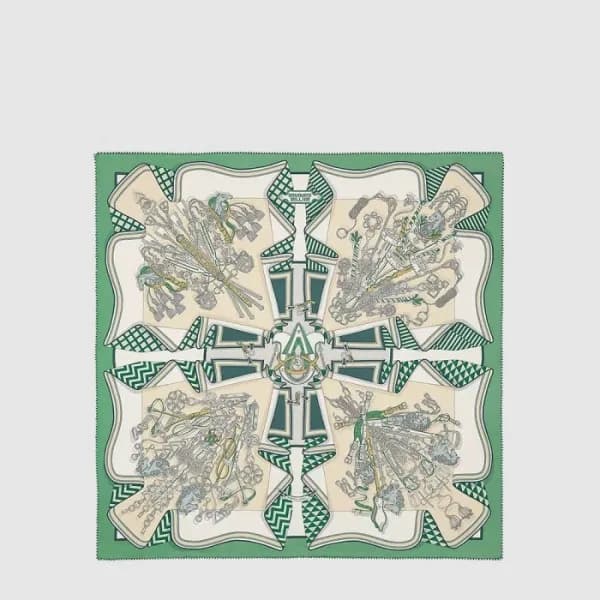 에르메스 여성 부케 셀리에 스카프 - Hermes Womens Bouquets Sellie… - 1
