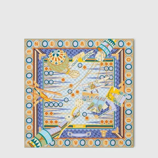 루이비통 여성 주드 항해 스퀘어 스카프 - Louis vuitton Womens Jude … - 1