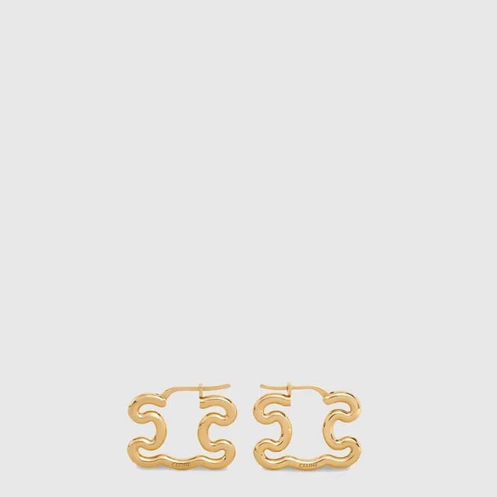 셀린느 여성 트리옹프 프레임 이어링 - Celine Womens Triomphe Frame Earring - acc10614x - 1