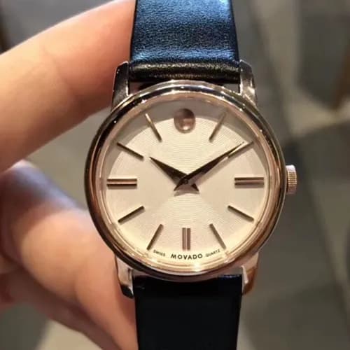MOVADO LADIES QUARTZ - 모바도 레이디스 쿼츠, 블랙