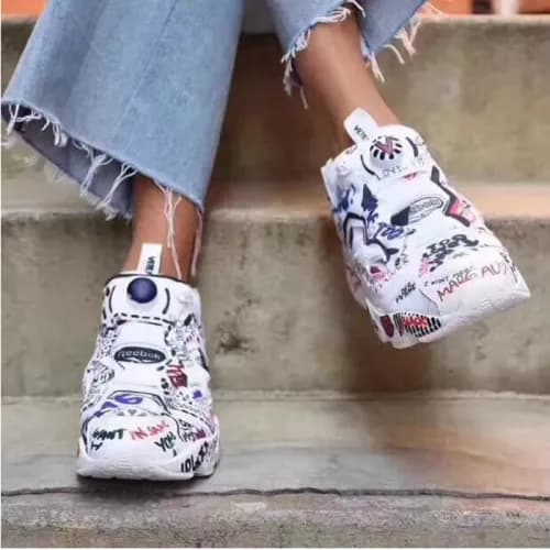 2018/19 Vetements x Reebok Insta Pump Fury monogra… - 1