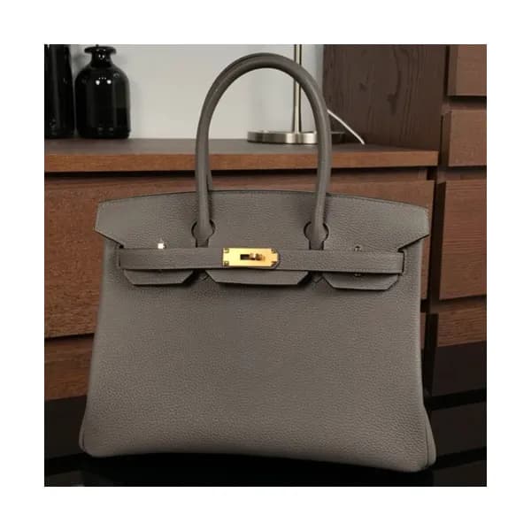 Hermes Birkin Togo Leather Tote Shoulder Bag ,30cm… - 1