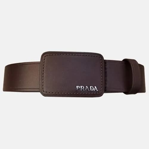 Prada 2019 Mens Saffiano Business Leather Belt - 프… - 1
