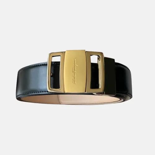 Ferragamo 2019 Mens Gancio Business Leather Belt -… - 1