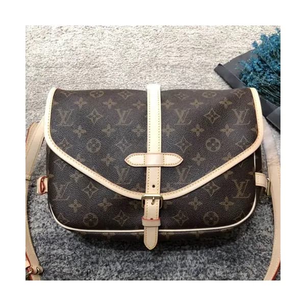 Louis Vuitton Saumur Monogram Shoulder Bag,28cm - … - 1