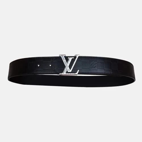 Louis vuitton 2019 Mens Initial Steel Logo Leather… - 1