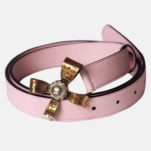 Gucci 2019 Ladies Flower Buckle Leather Belt - 구찌 … - 1