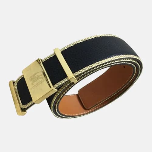 Burberry 2019 Mens Box Logo Business Leather Belt … - 1