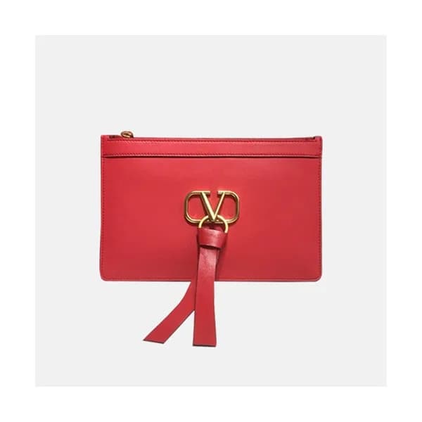 Valentino 2019 Leather Clutch Bag - 발렌티노 2019 레더 … - 1