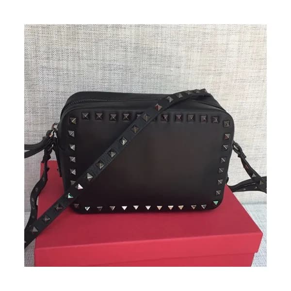 Valentino 2019 Leather Camera Small Shoudler Bag,2… - 1