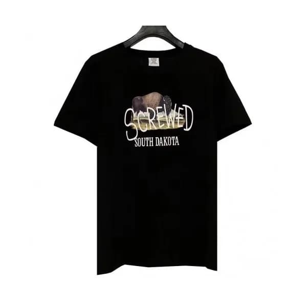 Vetements 2019 Mm/Wm South Dakoda Cotton Short Sle… - 1