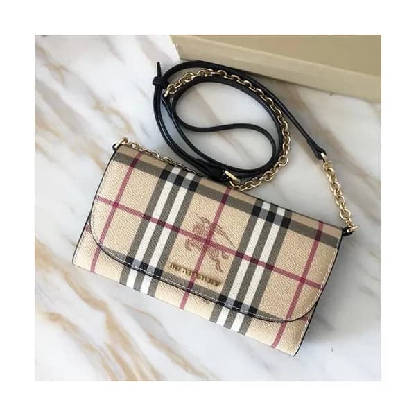 Burberry 2019 Wallet Clutch Chain Shoulder Cross B… - 1