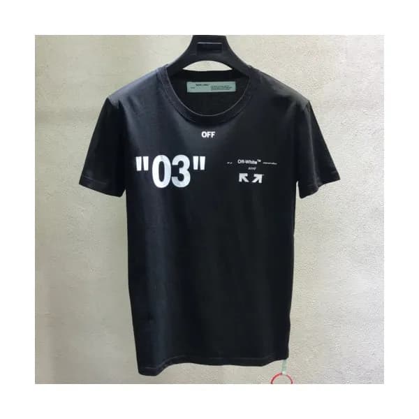 Off-white 2019 Mm/Wm Printing Logo Crew - neck Cot… - 1