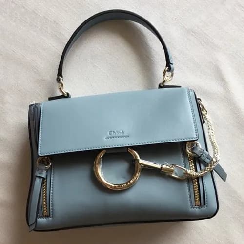 Chole 2019 Faye Leather Tote Shoulder Bag, 28cm - … - 1