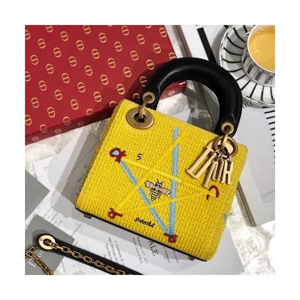 [매장판]Dior 2019 Lady Dior Mini Tote Shoulder Bag,17… - 1