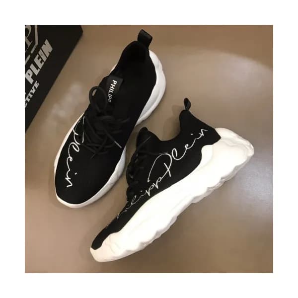 Philipp plein 2019 Mens Embroidery Logo Leather Ru… - 1