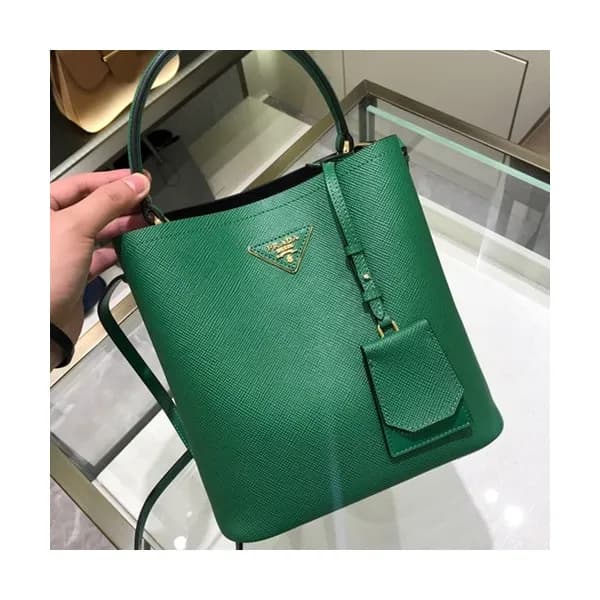 Prada Double Saffiano Tote Shoulder Bag,23cm - 프라다… - 1
