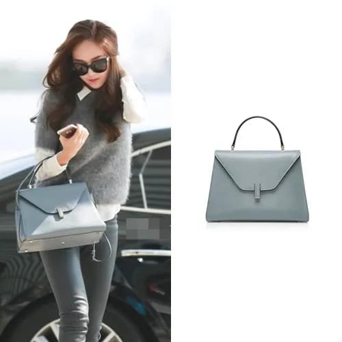 Valextra 2019 Epsom Leather Tote Shoulder Bag,22/2… - 1