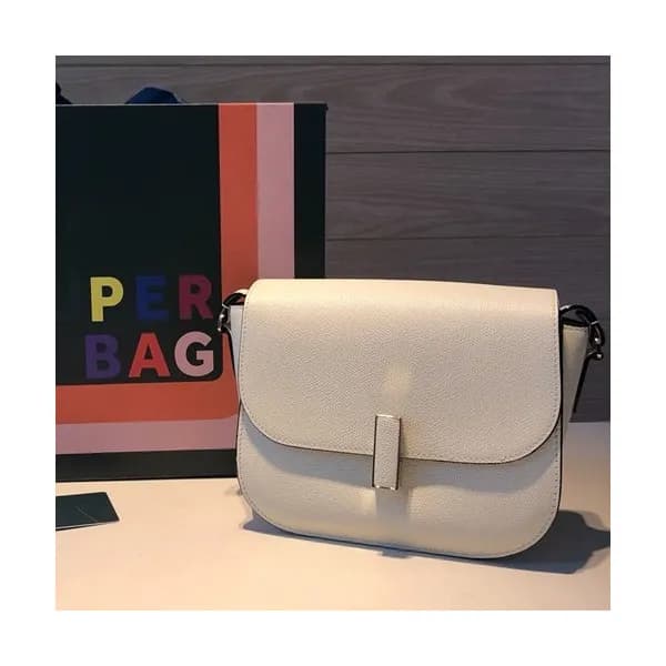 Valextra 2019 Epsom Leather Shoulder Bag,20CM - 발렉… - 1