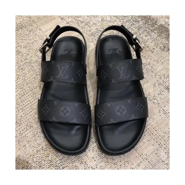 Louis Vuitton 2019 Mens Initial Logo Leather Sanda… - 1
