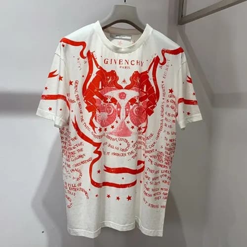 Givenchy 2019 Mm/Wm Logo Oversize Cotton Short Sle… - 1