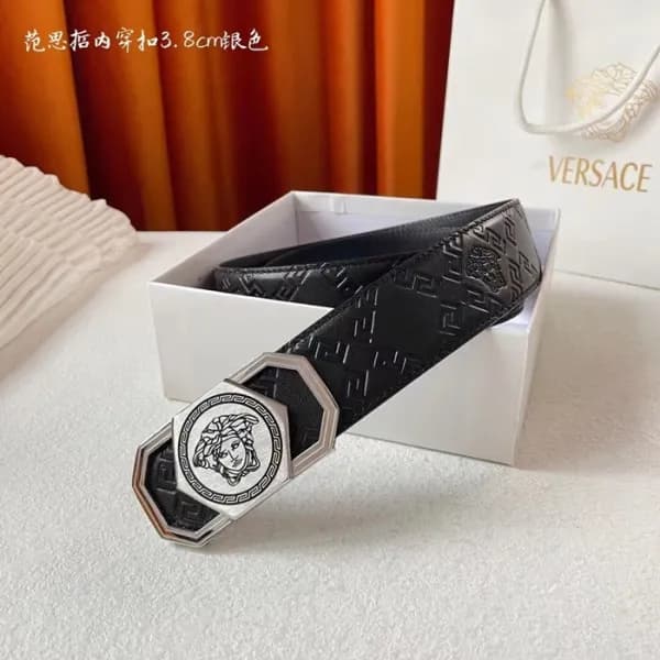 Versace 2022 Mens Leather Belt - 베르사체 2022 남성용 레더… - 1