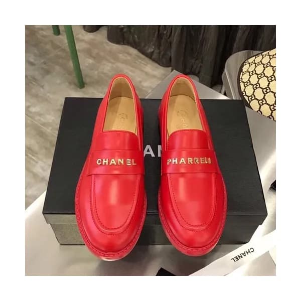 Chanel 2019 Ladies Leather Loafer - 샤넬 2019 여성용 레더… - 1
