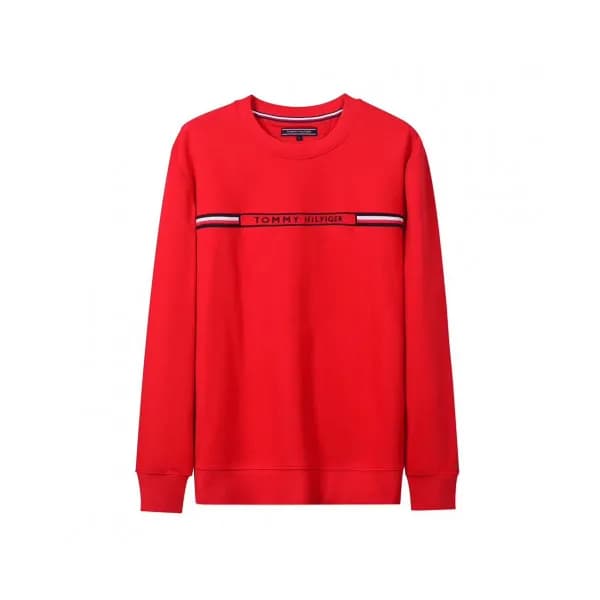 Tommy 2019 Mens Logo Cotton Man-to-man - 토미 2019 … - 1