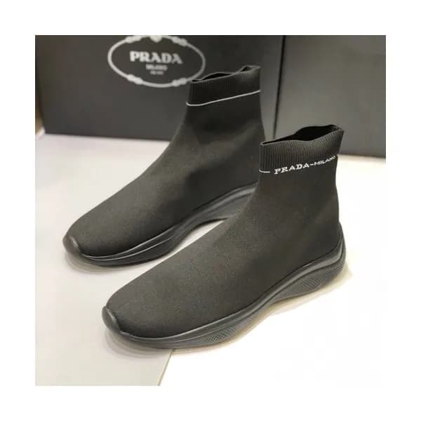 Prada 2019 Mens Knit Speed Runner- 프라다 2019 남성용 니트… - 1
