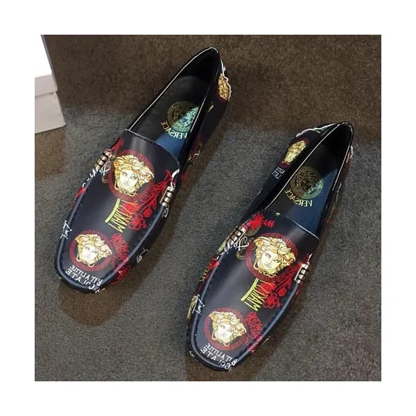 Versace 2019 Mens Leather Loafer - 베르사체 2019 남성용 레… - 1