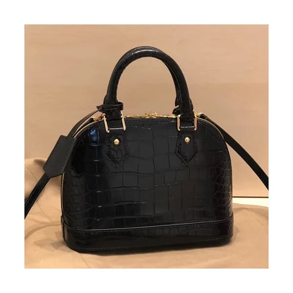 Louis Vuitton 2019 Alma BB Leather Tote Shoulder B… - 1