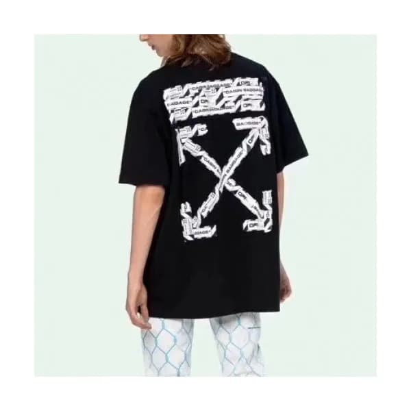 Off-white 2019 Mm/Wm Printing Logo Crew - neck Cot… - 1