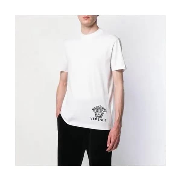 [베르사체]Versace 2020 Mens Logo Silket Short Sleeved … - 1