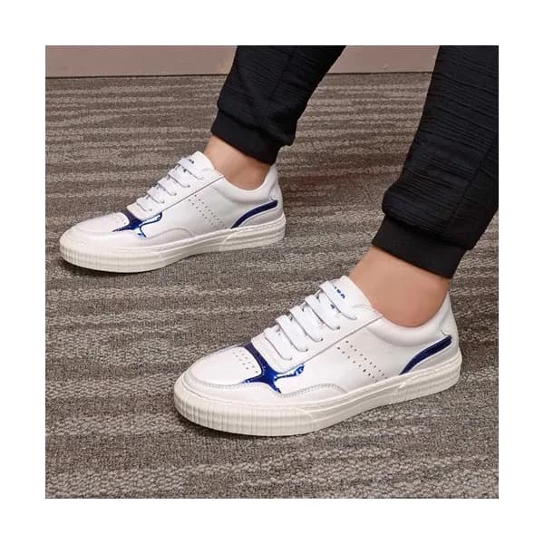 Versace 2020 Mens Leather Sneakers - 베르사체 2020 남성용… - 1
