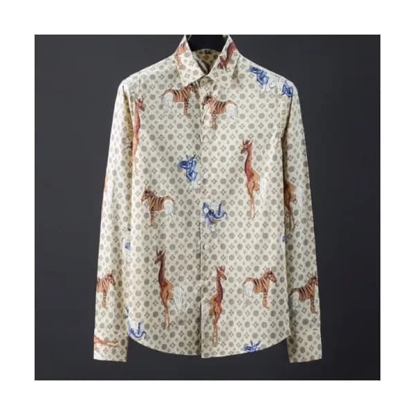 [루이비통]Louis vuitton 2020 Mens Trendy Cotton shirts… - 1