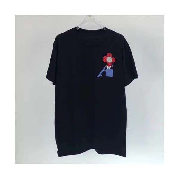 Louis vuitton 2020 Mens Logo Cotton Short Sleeved … - 1