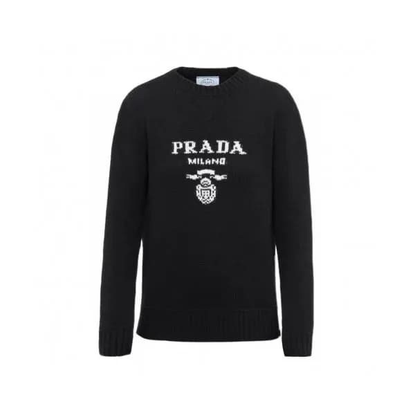 Prada Womens Crew-neck Sweater - 프라다 여성 크루넥 스웨터 - … - 1