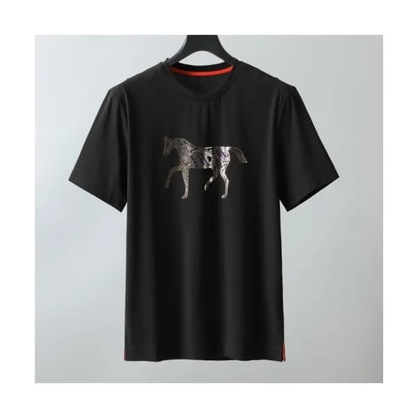 [에르메스]Hermes 2021 Mens Crew-neck Short Sleeved Tsh… - 1