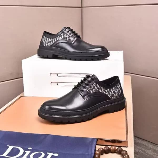 Dior 2023 Mens Leather Oxford Shoes,DIOS0378 - 디올 … - 1