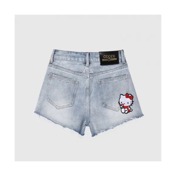 Gucci Womens Initial Logo Half-pants Blue - 구찌 20… - 1