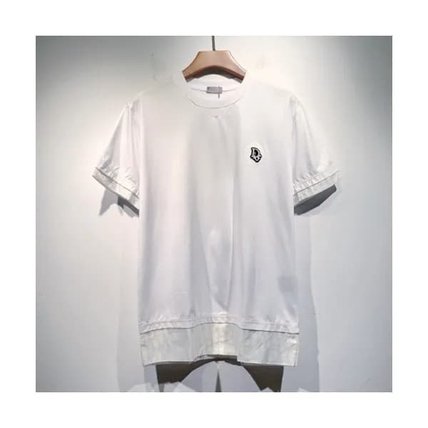 Dior Mm/Wm Casual Crew-neck Short Sleeved Tshirts… - 1