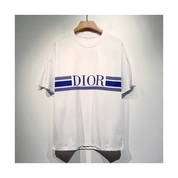 Dior Mm/Wm Casual Crew-neck Short Sleeved Tshirts… - 1