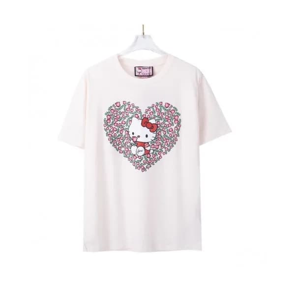 Gucci Mm/Wm Logo Short Sleeved Tshirts Ivory - 구찌… - 1