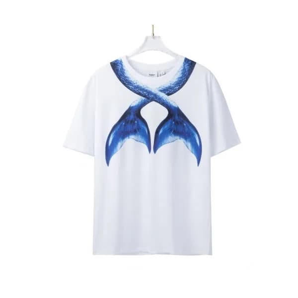 Burberry Mens Logo Cotton Short Sleeved Tshirts W… - 1