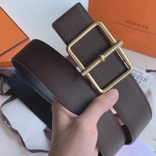 Hermes 2021 Men's Leather Belt,3.8cm,HERBT0143… - 1