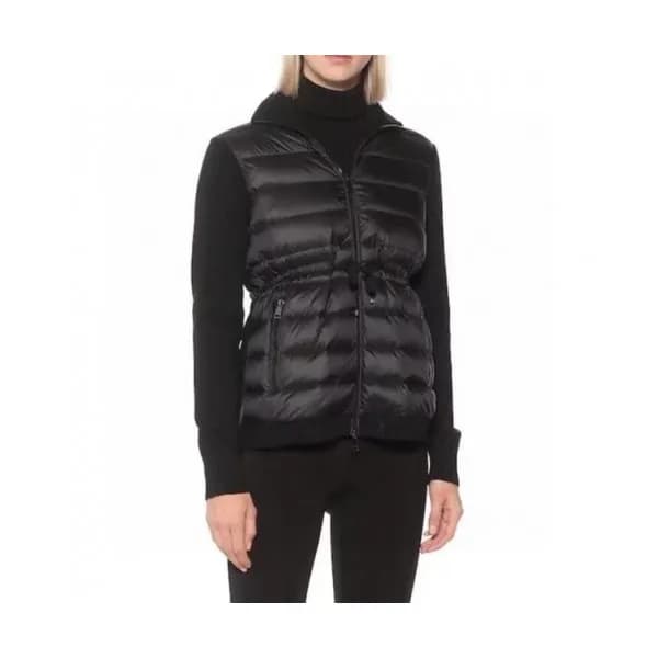 Moncler Womens Patch Logo Modern Duck Down Short… - 1
